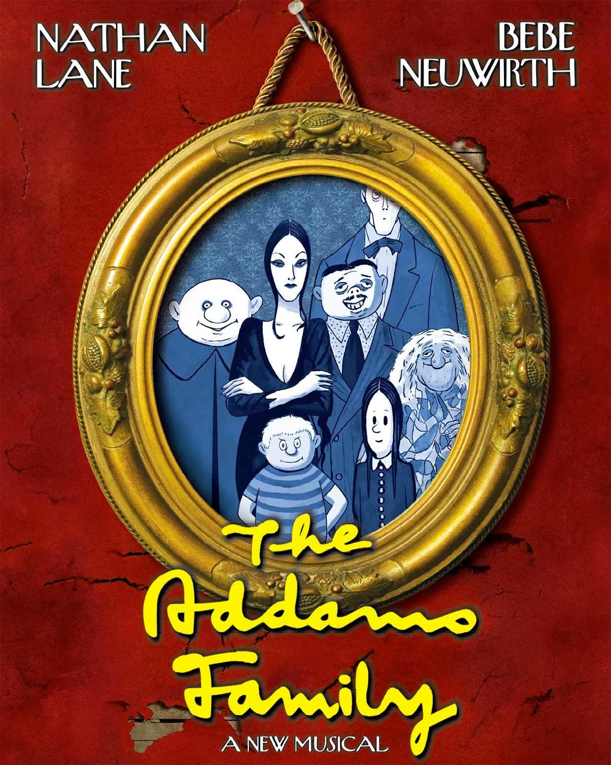 The Addams Family Broadway poster.