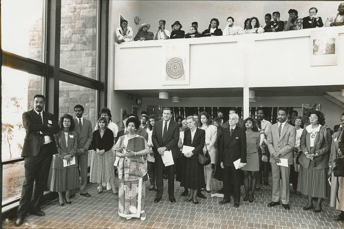 Opening of cultural center, 1989
