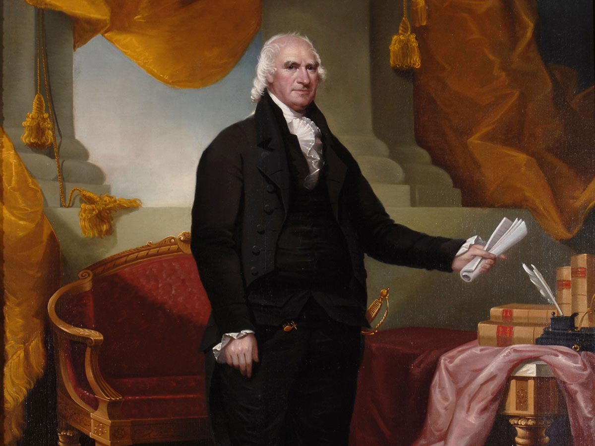 Painted portrait of Governor George Clinton