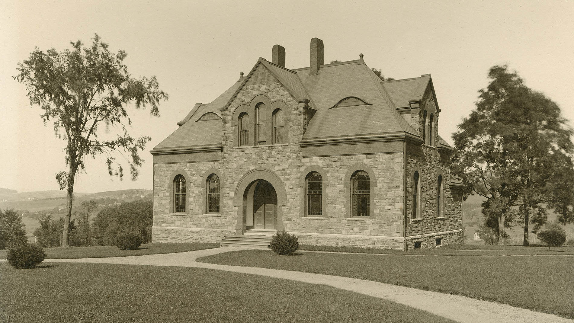 Hascall Hall, circa 1900